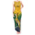 Custom South Africa Rugby Tank Maxi Dress Springboks Go Champions African Pattern