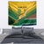 Custom South Africa Rugby Tapestry Springboks Go Champions African Pattern