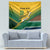 Custom South Africa Rugby Tapestry Springboks Go Champions African Pattern