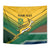 Custom South Africa Rugby Tapestry Springboks Go Champions African Pattern