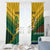 Custom South Africa Rugby Window Curtain Springboks Go Champions African Pattern