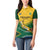 Custom South Africa Rugby Women Polo Shirt Springboks Go Champions African Pattern