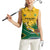 Custom South Africa Rugby Women Sleeveless Polo Shirt Springboks Go Champions African Pattern