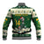 Custom South Africa Rugby Christmas Baseball Jacket Geseende Kersfees Springboks African Pattern - Wonder Print Shop