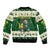 Custom South Africa Rugby Christmas Bomber Jacket Geseende Kersfees Springboks African Pattern - Wonder Print Shop