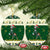 South Africa Rugby Christmas Ceramic Ornament Geseende Kersfees Springboks African Pattern - Wonder Print Shop