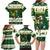 Custom South Africa Rugby Christmas Family Matching Long Sleeve Bodycon Dress and Hawaiian Shirt Geseende Kersfees Springboks African Pattern - Wonder Print Shop