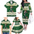 Custom South Africa Rugby Christmas Family Matching Off Shoulder Long Sleeve Dress and Hawaiian Shirt Geseende Kersfees Springboks African Pattern - Wonder Print Shop