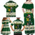 Custom South Africa Rugby Christmas Family Matching Off Shoulder Maxi Dress and Hawaiian Shirt Geseende Kersfees Springboks African Pattern - Wonder Print Shop