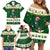 Custom South Africa Rugby Christmas Family Matching Off Shoulder Short Dress and Hawaiian Shirt Geseende Kersfees Springboks African Pattern - Wonder Print Shop