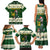 Custom South Africa Rugby Christmas Family Matching Tank Maxi Dress and Hawaiian Shirt Geseende Kersfees Springboks African Pattern - Wonder Print Shop