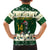 Custom South Africa Rugby Christmas Hawaiian Shirt Geseende Kersfees Springboks African Pattern - Wonder Print Shop