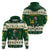 Custom South Africa Rugby Christmas Hoodie Geseende Kersfees Springboks African Pattern - Wonder Print Shop