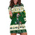 Custom South Africa Rugby Christmas Hoodie Dress Geseende Kersfees Springboks African Pattern - Wonder Print Shop