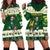 Custom South Africa Rugby Christmas Hoodie Dress Geseende Kersfees Springboks African Pattern - Wonder Print Shop