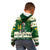 Custom South Africa Rugby Christmas Kid Hoodie Geseende Kersfees Springboks African Pattern - Wonder Print Shop