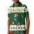 Custom South Africa Rugby Christmas Kid Polo Shirt Geseende Kersfees Springboks African Pattern - Wonder Print Shop