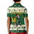 Custom South Africa Rugby Christmas Kid Polo Shirt Geseende Kersfees Springboks African Pattern - Wonder Print Shop