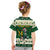 Custom South Africa Rugby Christmas Kid T Shirt Geseende Kersfees Springboks African Pattern - Wonder Print Shop