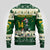 Custom South Africa Rugby Christmas Ugly Christmas Sweater Geseende Kersfees Springboks African Pattern - Wonder Print Shop