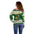 Custom South Africa Rugby Christmas Off Shoulder Sweater Geseende Kersfees Springboks African Pattern - Wonder Print Shop