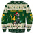 Custom South Africa Rugby Christmas Sweatshirt Geseende Kersfees Springboks African Pattern - Wonder Print Shop