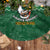 South Africa Christmas Tree Skirt Cool Santa Claus With South African Map - Wonder Print Shop