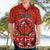 Personalised Canada Christmas Hawaiian Shirt Maple Leaf Santa With Map Merry Xmas - Wonder Print Shop