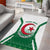 Personalized Algeria Area Rug Coat Of Arms African Pattern - Wonder Print Shop