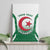 Personalized Algeria Canvas Wall Art Coat Of Arms African Pattern - Wonder Print Shop