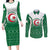 Personalized Algeria Couples Matching Long Sleeve Bodycon Dress and Long Sleeve Button Shirt Coat Of Arms African Pattern - Wonder Print Shop