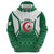 Personalized Algeria Hoodie Coat Of Arms African Pattern - Wonder Print Shop