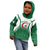 Personalized Algeria Kid Hoodie Coat Of Arms African Pattern - Wonder Print Shop