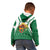 Personalized Algeria Kid Hoodie Coat Of Arms African Pattern - Wonder Print Shop