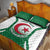 Personalized Algeria Quilt Bed Set Coat Of Arms African Pattern - Wonder Print Shop