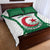 Personalized Algeria Quilt Bed Set Coat Of Arms African Pattern - Wonder Print Shop