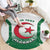 Personalized Algeria Round Carpet Coat Of Arms African Pattern