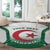 Personalized Algeria Round Carpet Coat Of Arms African Pattern