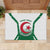 Personalized Algeria Rubber Doormat Coat Of Arms African Pattern - Wonder Print Shop