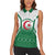 Personalized Algeria Women Sleeveless Polo Shirt Coat Of Arms African Pattern - Wonder Print Shop