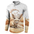 Fennec Fox Algeria Button Sweatshirt Algerian Sahara - Wonder Print Shop