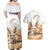 Fennec Fox Algeria Couples Matching Off Shoulder Maxi Dress and Hawaiian Shirt Algerian Sahara - Wonder Print Shop