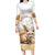 Fennec Fox Algeria Long Sleeve Bodycon Dress Algerian Sahara - Wonder Print Shop