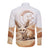 Fennec Fox Algeria Long Sleeve Button Shirt Algerian Sahara - Wonder Print Shop