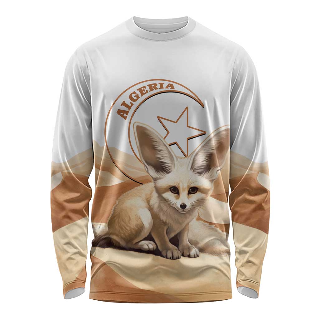 Fennec Fox Algeria Long Sleeve Shirt Algerian Sahara - Wonder Print Shop