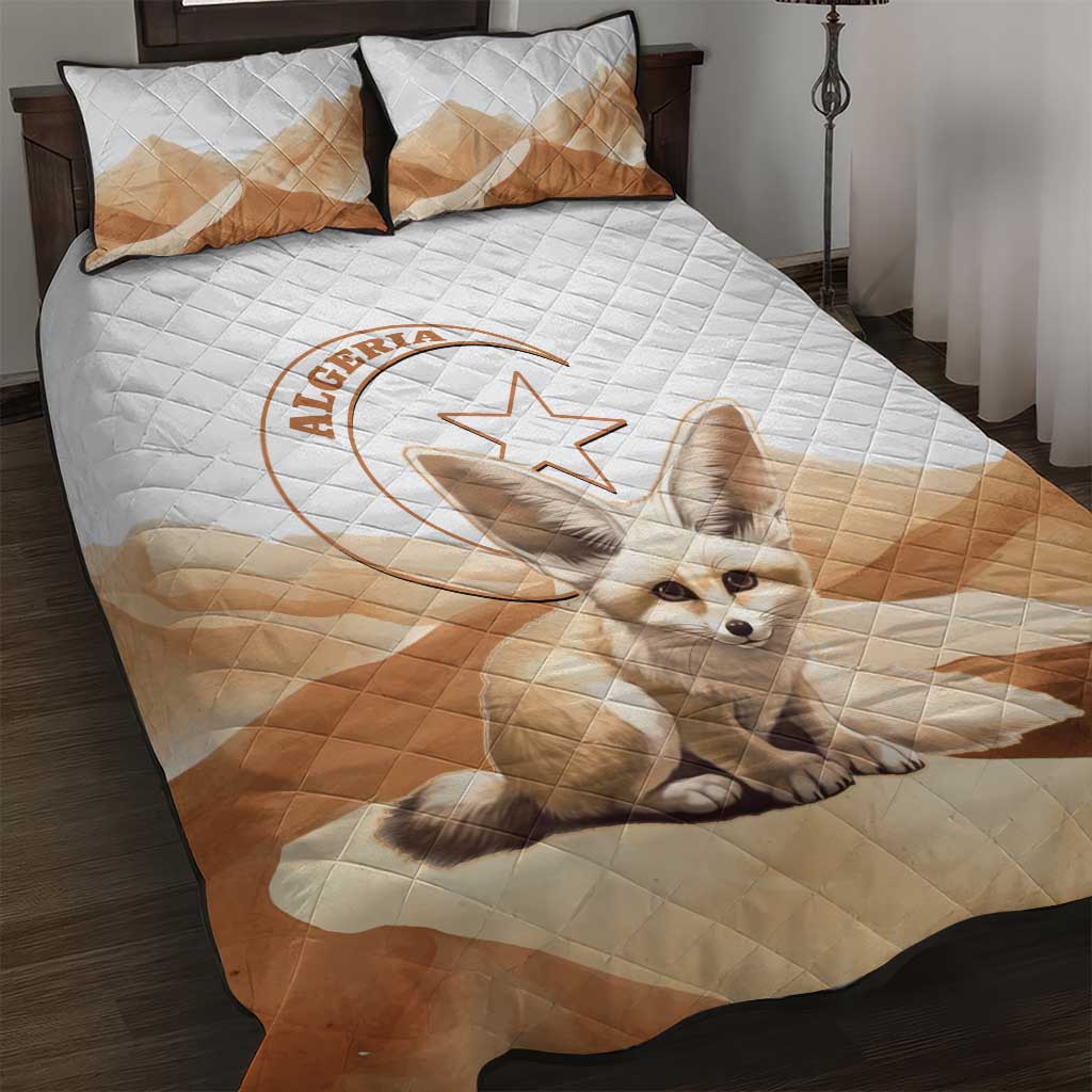 Fennec Fox Algeria Quilt Bed Set Algerian Sahara - Wonder Print Shop