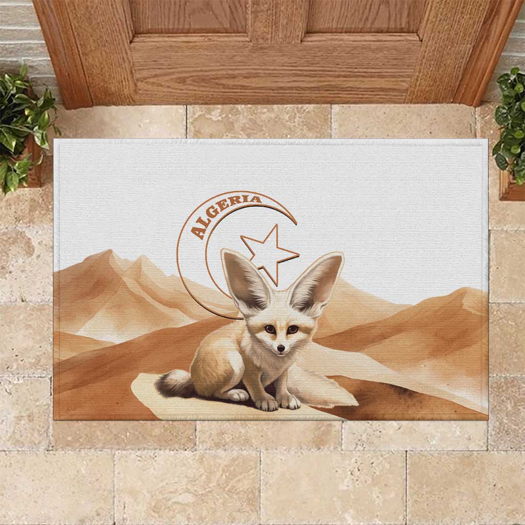 Fennec Fox Algeria Rubber Doormat Algerian Sahara - Wonder Print Shop