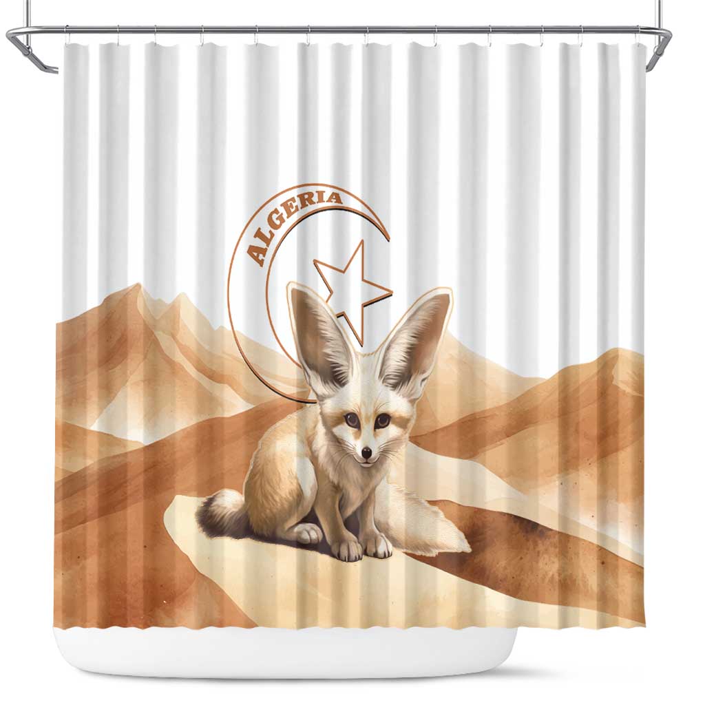 Fennec Fox Algeria Shower Curtain Algerian Sahara