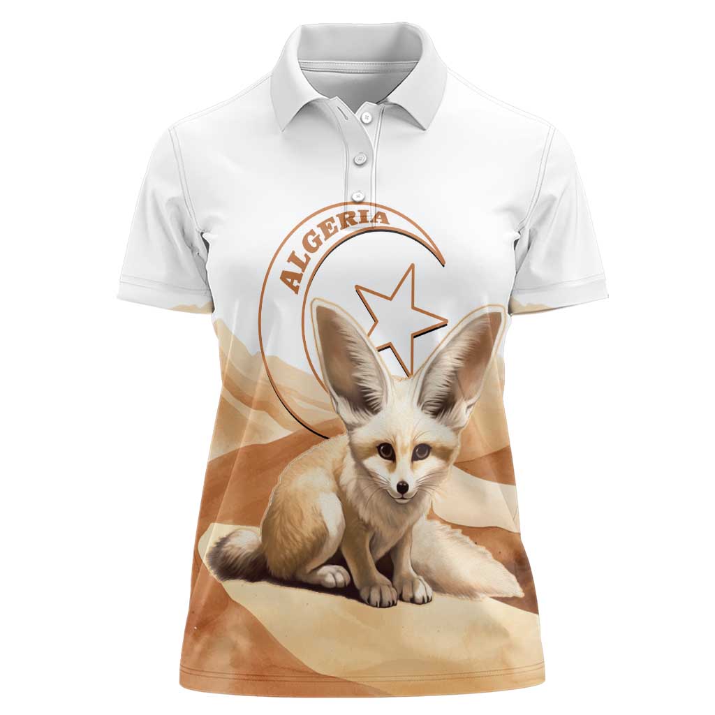 Fennec Fox Algeria Women Polo Shirt Algerian Sahara - Wonder Print Shop