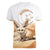 Fennec Fox Algeria Women V-Neck T-Shirt Algerian Sahara - Wonder Print Shop